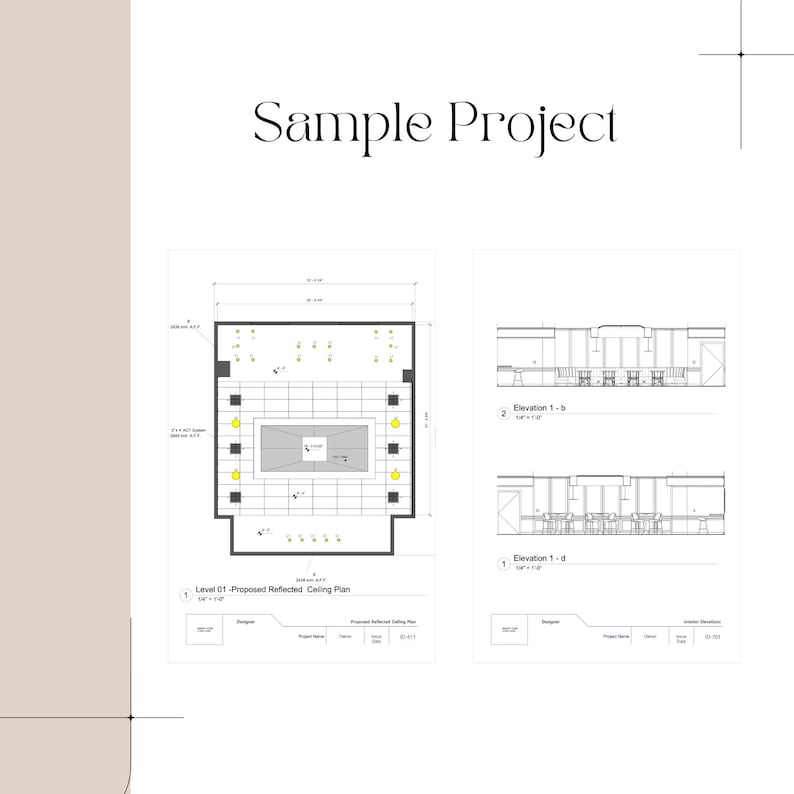 Pattern Metrecal Rvt Design Revit Interior Design Template | Metric - Imperial | Existing ...