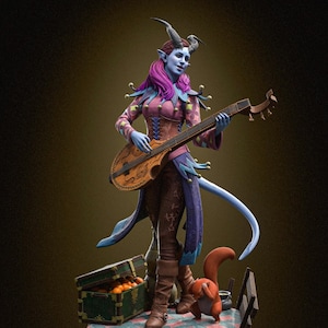 Musician | Maximum Detailed 3d 12k Resin Printed Figure