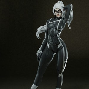 Kitty Ked Lady V2 | Maximum Detailed 3d 12k Resin Printed Figure