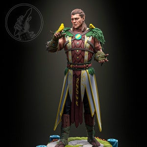 Bird Lover | Maximum Detailed 3d 12k Resin Printed Figure