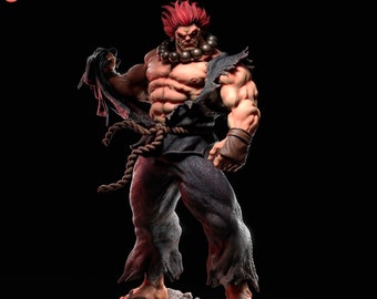 Red head man SF 1/9 25cm Fan Art 3d 12k Resin Statue Unpainted Version