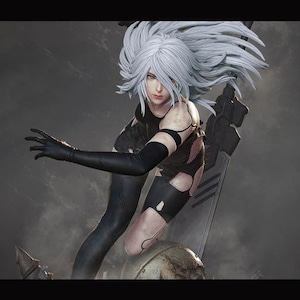 Nie | Maximum Detailed 3d 12k Resin Printed Figure