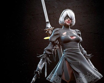 Blind Lady | Maximum Detailed 3d 12k Resin Printed Figure
