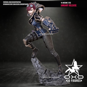 Vio | Maximum Detailed 3d 12k Resin Printed Figure