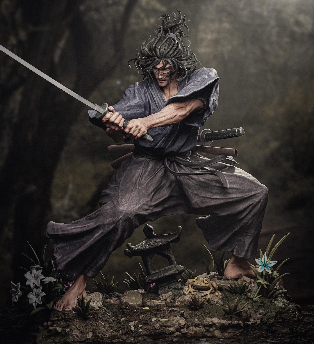 musashiman出品 Musashi Miyamoto the Samurai | Maximum Detailed 3d 12k Resin