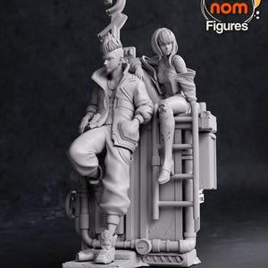Cyber Escapers | Maximum Detailed 3d 12k Resin Printed Figure