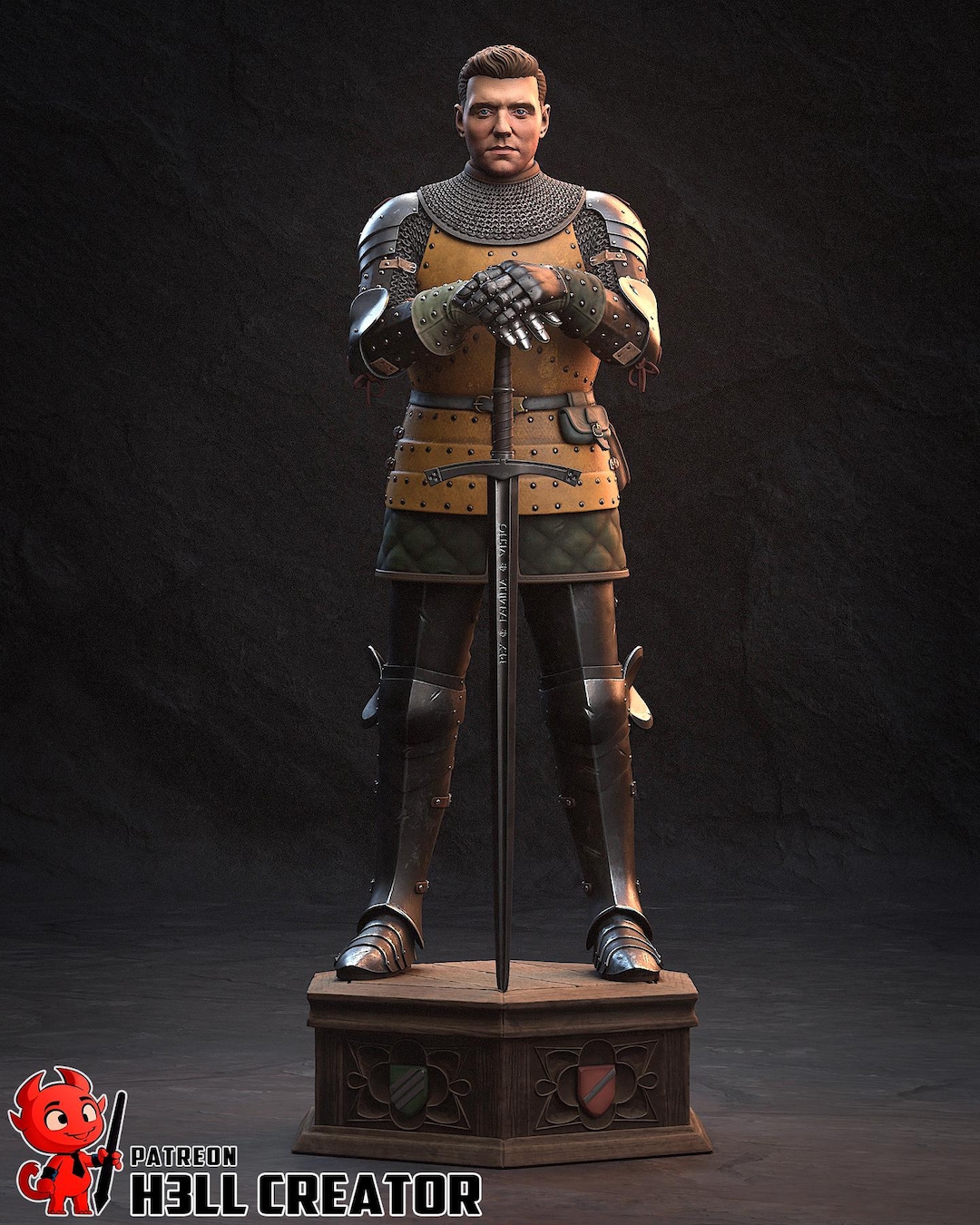 Knight Custom Figure The Knight | Maximum Detailed 3d 12k Resin Printed Figure - Etsy