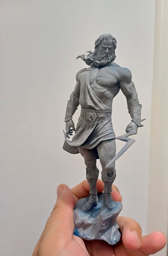 Zeus | Maximum Detailed 3d 12k Resin Printed Figure - Etsy