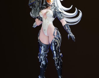 Ultimate Gunner Bunny V2 | Maximum Detailed 3d 12k Resin Printed Figure