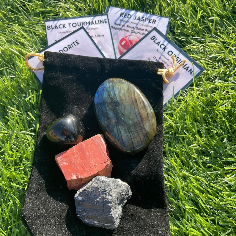 Large Protection And Grounding Crystal Grid Set | Sacred Geometry