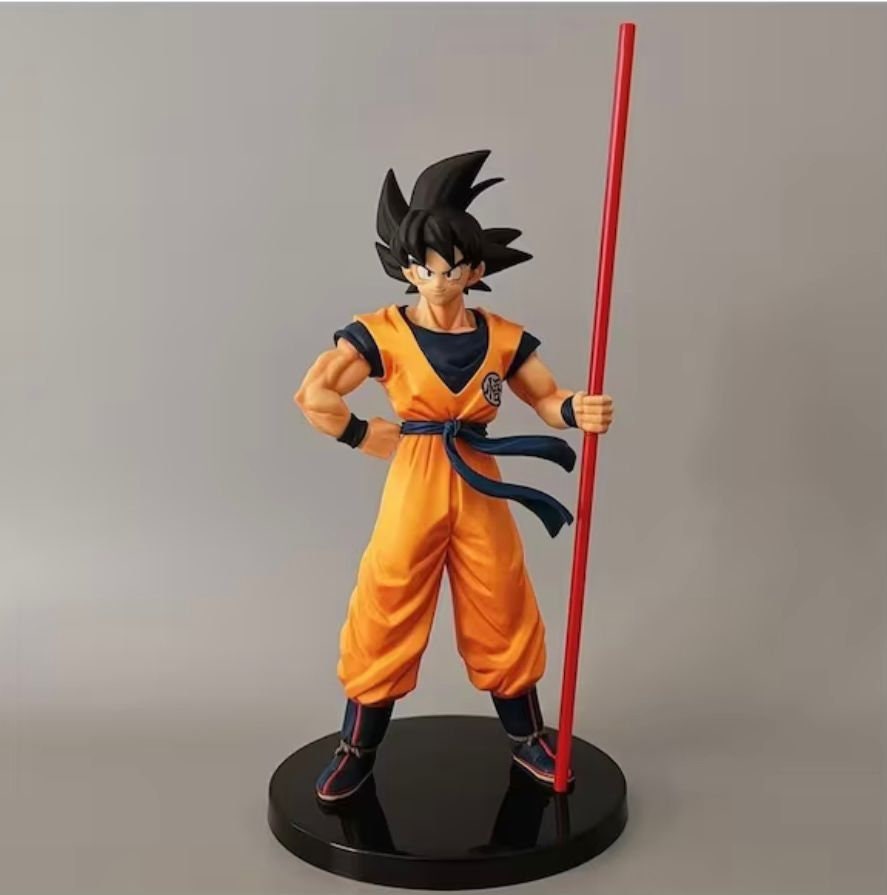 30cm Anime Goku Dragon Ball Figures GK Son Goku Son Gohan Father Holding  His Son Action Figures PVC Collection Model Statue Toys