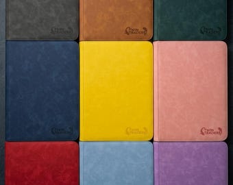 9 Pocket Trading Card Binder | Choose from 9 Colours | Zip Case Holds 360 Cards | Suede Texture Pokemon TCG Album | TwinTraders