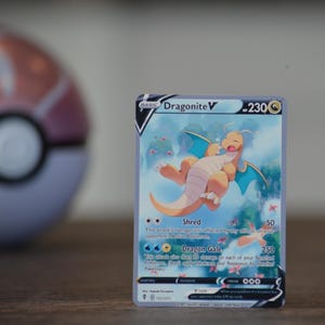 Custom Pokemoncard Dragonite Alt Art 192/203 Gold Metal Heavy Stainless Steel Card