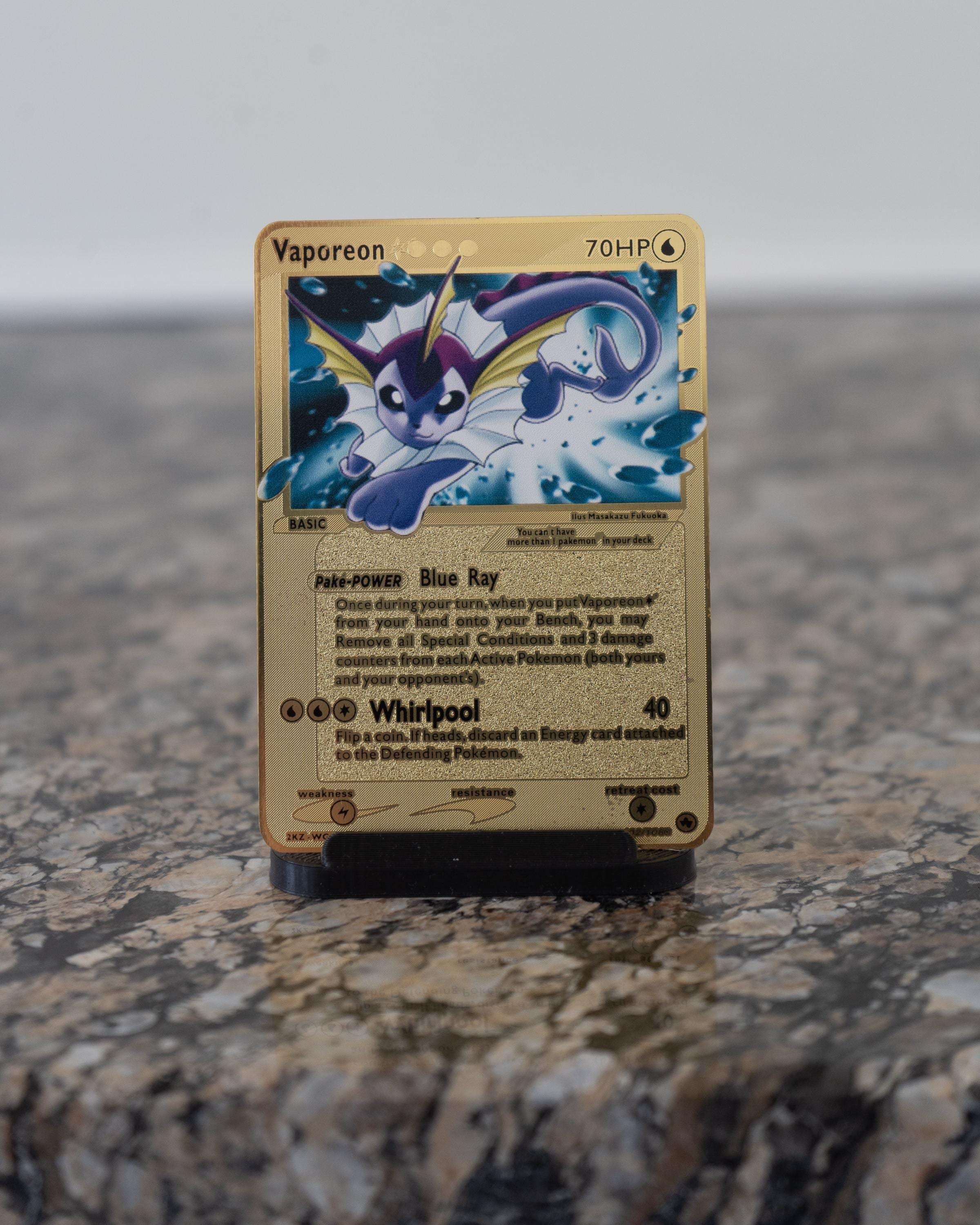 Shiny Vaporeon Card - Etsy