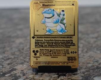 英語版初期 Blastoise 1st Edition Shadowless 1999 Blastoise 1st Edition Shadowless Holographic Proxy Card - Etsy