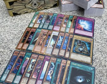 300x Yu-Gi-Oh Cards Bundle Joblot | 30 Holos Super Rare to Gold Rare | Includes Official Yugioh Tin | Collector Gift Set Box