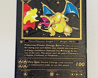 Charizard VMAX Champion's Path Rainbow Gold Metal Pokemon Charizard VMAX Champion's Path Rainbow Gold Metal Pokemon