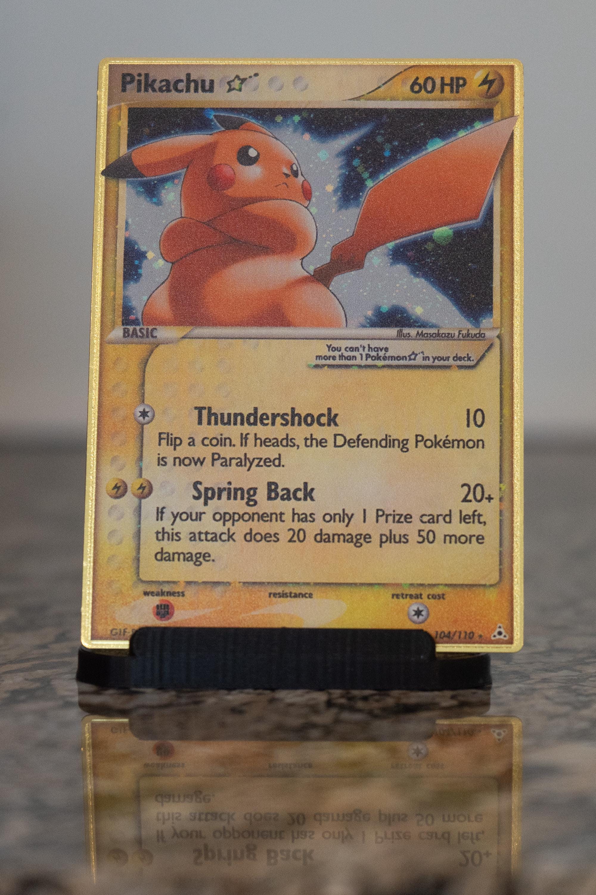 Pikachu gold star - Etsy 日本