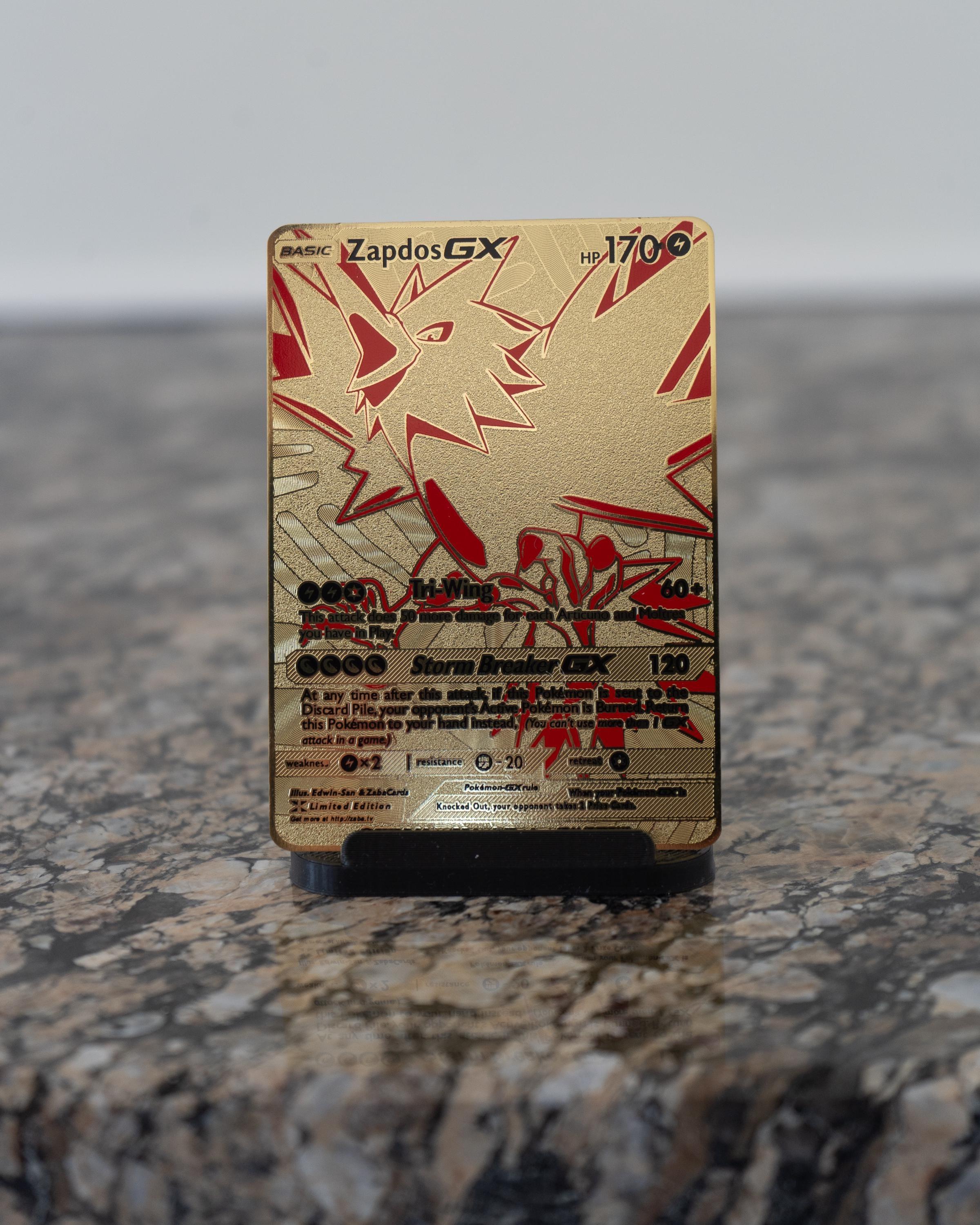 Zapdos gold card - Etsy 日本