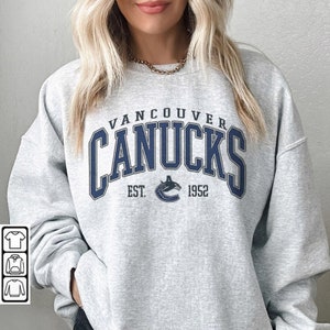 Vintage NHL (CCM) - Vancouver Canucks Crew Neck Sweatshirt 1990s X
