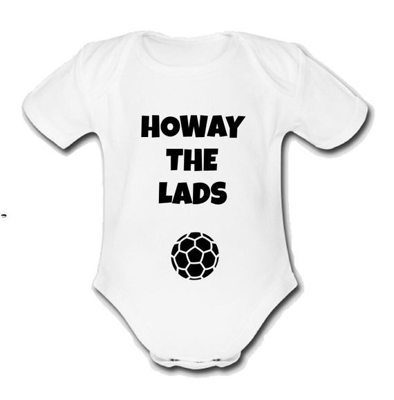 Psychobaby Howay the Lads Babygrow Baby Vest Grow Bodysuit Clothes