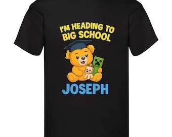 Camiseta infantil Psychobaby NURSERY GRADUATION, para edades de 3, 4, 5 y 6 años, bonita y única, para graduados de 2025, para ir a la escuela grande, personalizada.