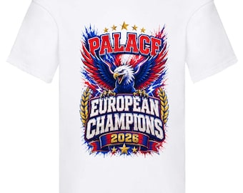Camiseta infantil Psychobaby Conference League Winners 2026, tallas 3, 4, 5, 6, 7, 8, 9, 10, 11, 12, 13 años, linda, única, campeones de cristal.