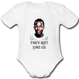 Psychobaby KENDRICK Babygrow Baby vest grow bodysuit clothes Xmas top Cute Funny Unique gift present LAMAR they not like us MUSIC christmas