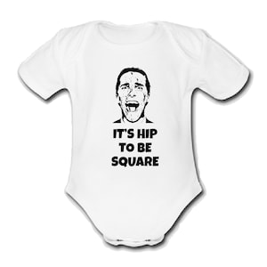 Psychobaby American Psycho Babygrow Baby vest grow bodysuit clothes Cute Unique Unique Patrick Bateman