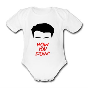 Psychobaby Friends Babygrow Baby vest grow bodysuit clothes Xmas top Cute Funny Unique Cute Unique Ross Joey