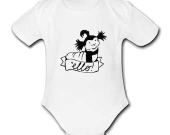 Psychobaby Labyrinth Worm ello Hello Babygrow Baby vest grow bodysuit clothes Cute Unique Unique