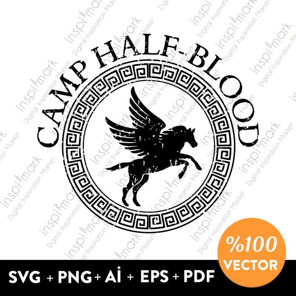 Camp Halfblood svg, Camp Half Blood digital download, Percy Jackson download, PJO digital download, Camp Jupiter, Camp Half Blood ART