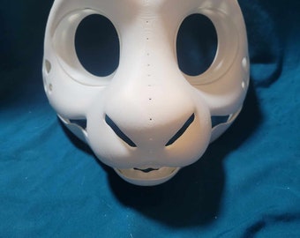 Small/Baby Dragon fur suit head-base, eyes, and teeth