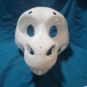 European dragon (Triangular point dragon) fur suit head-base, eyes, and teeth