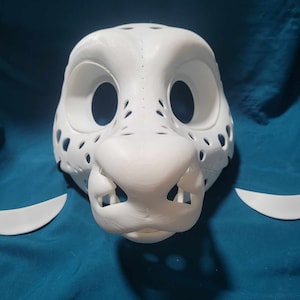 Deer: fursuit head-base, eyes, antlers and teeth