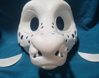 Deer: fursuit head-base, eyes, antlers and teeth