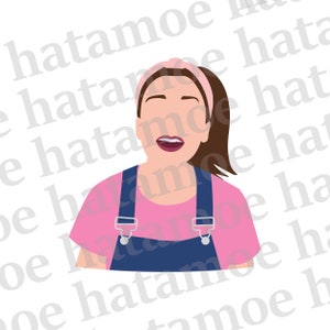Ms Rachel illustration minimal silhouette png