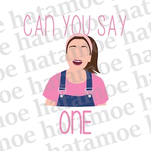 Can you say one, Ms Rachel png first birthday baby toddler gift