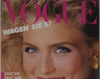 VOGUE Jahrgang 1985, Heft zur Wahl