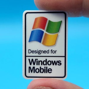 Sticker &quot;Designed for Windows Mobile&quot; || 20x31mm (Pack of 2)