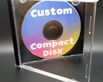 Custom CD Mixtape - Personalized Jewel Case - Custom Pictures - Your Audio On Physical Media - Make Your Own Music CD
