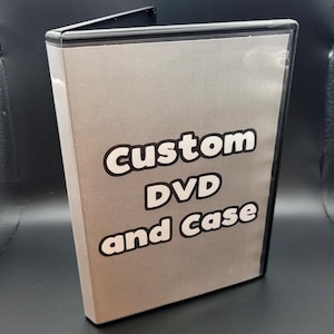 DVD y estuche personalizados - Personalizado - Cualquier vídeo grabado en DVD