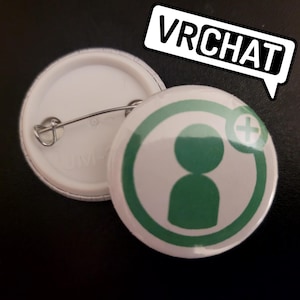 VRChat Pinback Buttons &quot;Friend Request&quot;