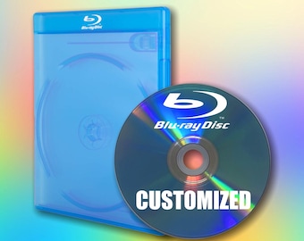 Custom Blu-ray & Case - Personalized - Any videos recorded onto Blu-ray