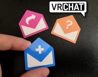 VRChat Invite Stickers (Pack of 3)