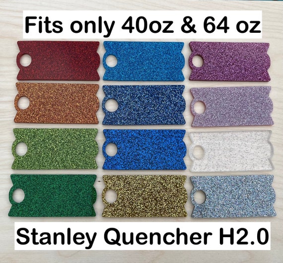 40oz Stanley Dupe Name Plate - Glitter Blank (V1)