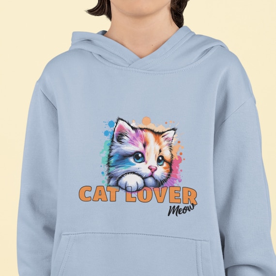 Pullover Felpa Con Tasca Porta Gatto Felpa Con Cappuccio E Tasca