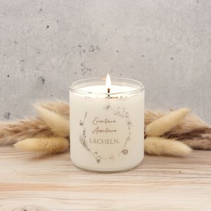 Scented candle with saying | Aroma candle in a glass | Gift for loved ones | Small Christmas gifts | Gift for mom | Secret Santa gift