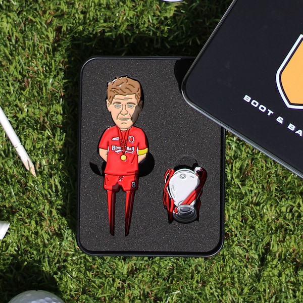 Steven Gerrard Liverpool Golf Divot Tool & Ball Marker