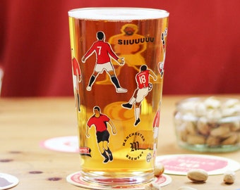 Man United Pint Glass